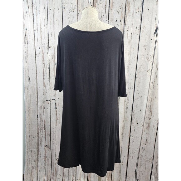 Yala Women's XL Haley Bamboo Pajama Tunic Top Crossover Front 3/4 Sleeve GUC - Picture 7 of 10